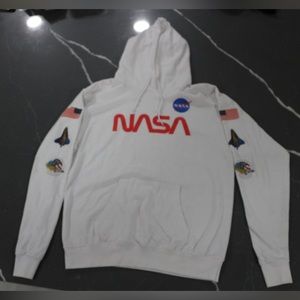 White NASA hoodie